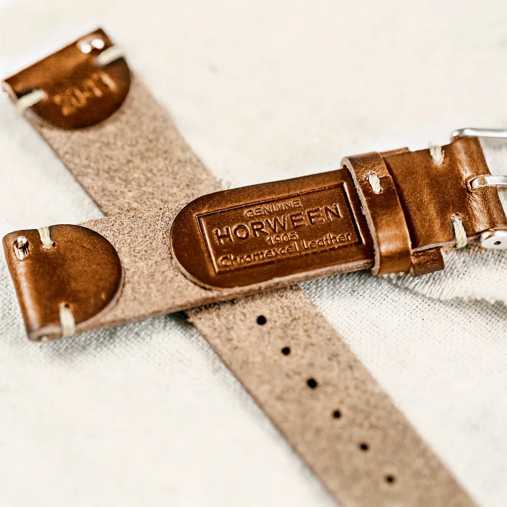 Фото Ремешки для часов HEMSUT из воловьей кожи, быстросъемные, Horween CXL, винтажный ремешок из натуральной кожи для мужчин и женщин, 18, 19, 20, 21, 22 мм №2