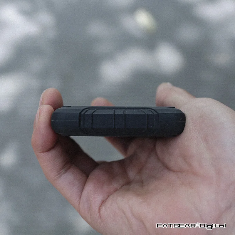 Фото FatBear тактический военный класс прочный армированный защитный чехол для Samsung T7 Портативный внешний твердотельный накопитель сумка чехол №3