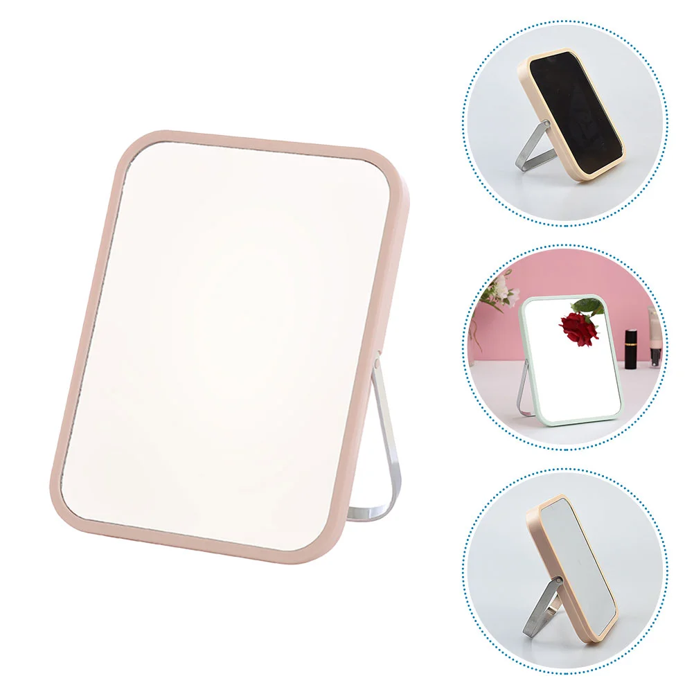 Foldable Portable Makeup Mirror with Magnifying Glass for Desktop and Travel Vanity Stations