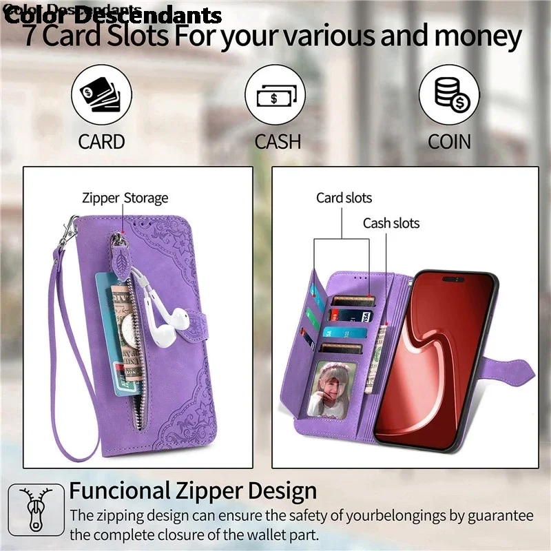 Флип-чехол для Motorola Moto G Stylus 4G 5G 2023 кожаный кошелек на молнии чехол Plus G9 Power 9 Play Pure