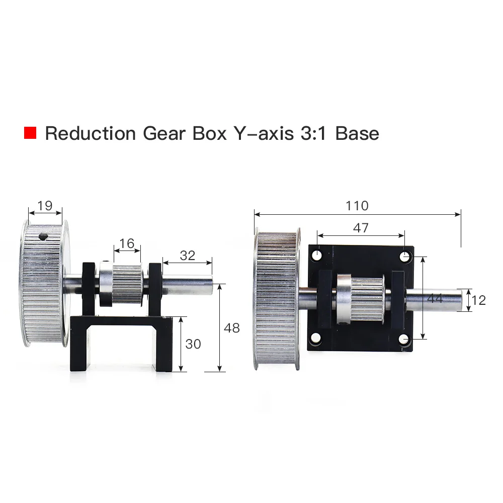 

Набор базовых частей FireRay, механические детали, редуктор 3 м, натяжной шкив, натяжной шкив, шкив синхронизации для станка для лазерной гравировки и резки