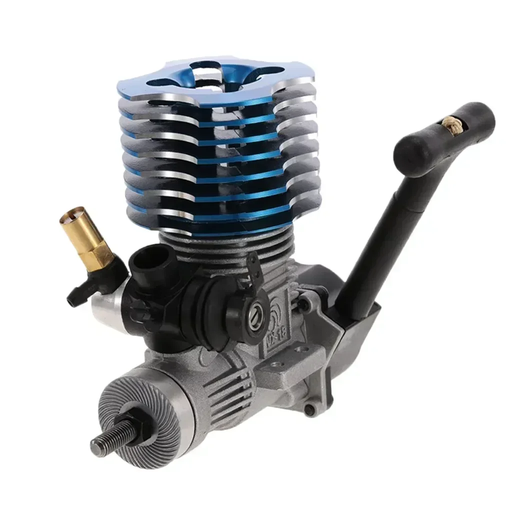 Фото Двигатель VX 18CXP Vertex 18, нитро, 2.74 куб. см, с ручным стартером, свеча зажигания 02060 для радиоуправляемых моделей автомобилей 1/10, 1/8, багги HSP Himoto №3