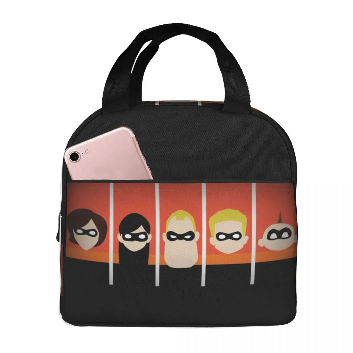 Вместительный прочный легкий контейнер для пищевых продуктов Суперсемейка Disney