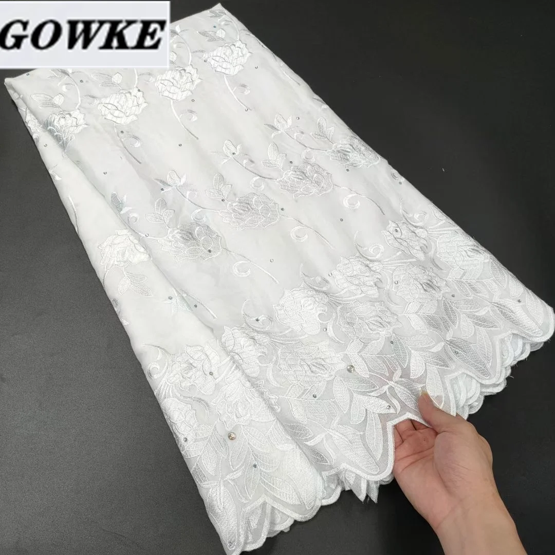 

Новейший дизайн, австрийская швейцарская вуаль, кружево в Швейцарии, 100% хлопчатобумажная кружевная ткань, высокое качество, Африканское су...