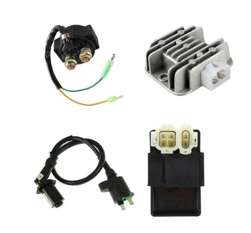 

High Quality CDI Ignition Coil Voltage Regulator Kit for GY6 Scooter Moped 50cc-150cc TaoTao
