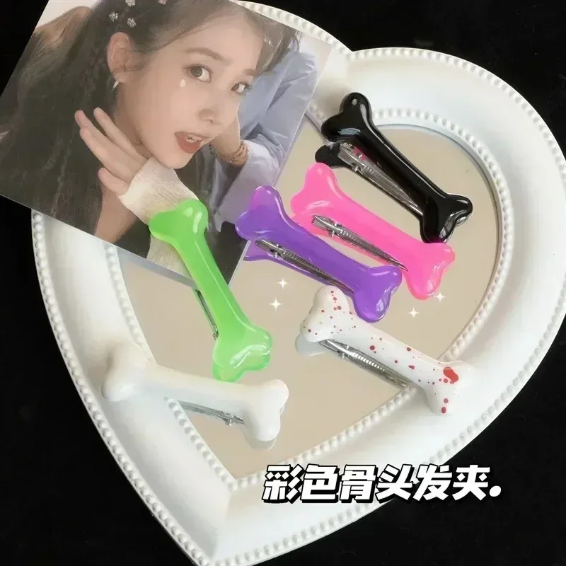 Новые женские заколки для волос с дизайном собачьей кости модные креативные