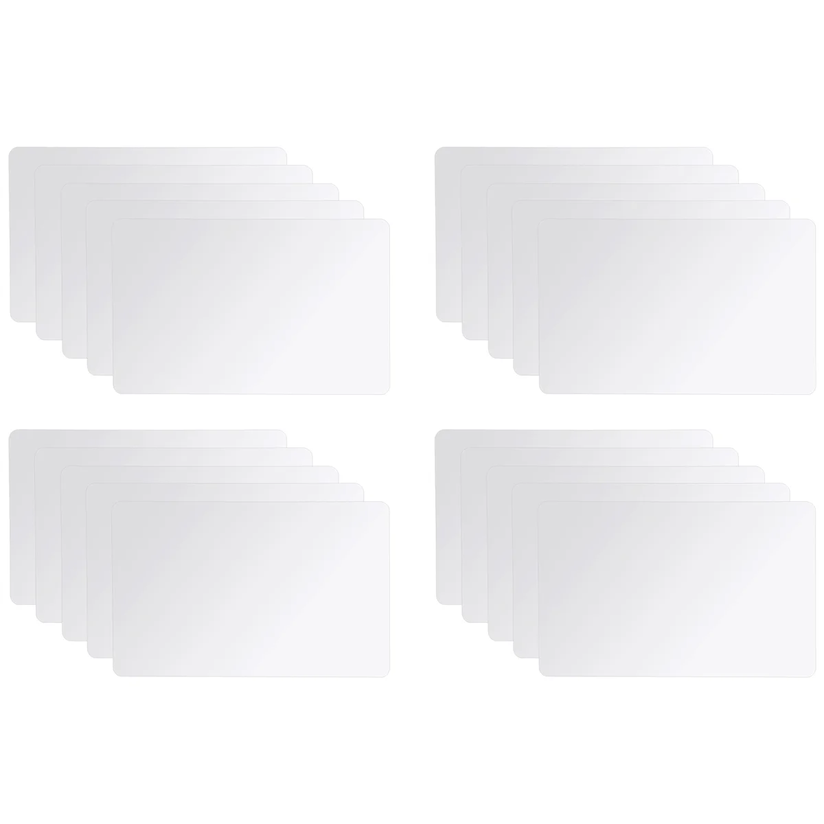 20 шт. карта памяти белая заготовка для NTAG215 бирки из ПВХ водонепроницаемость 50 000