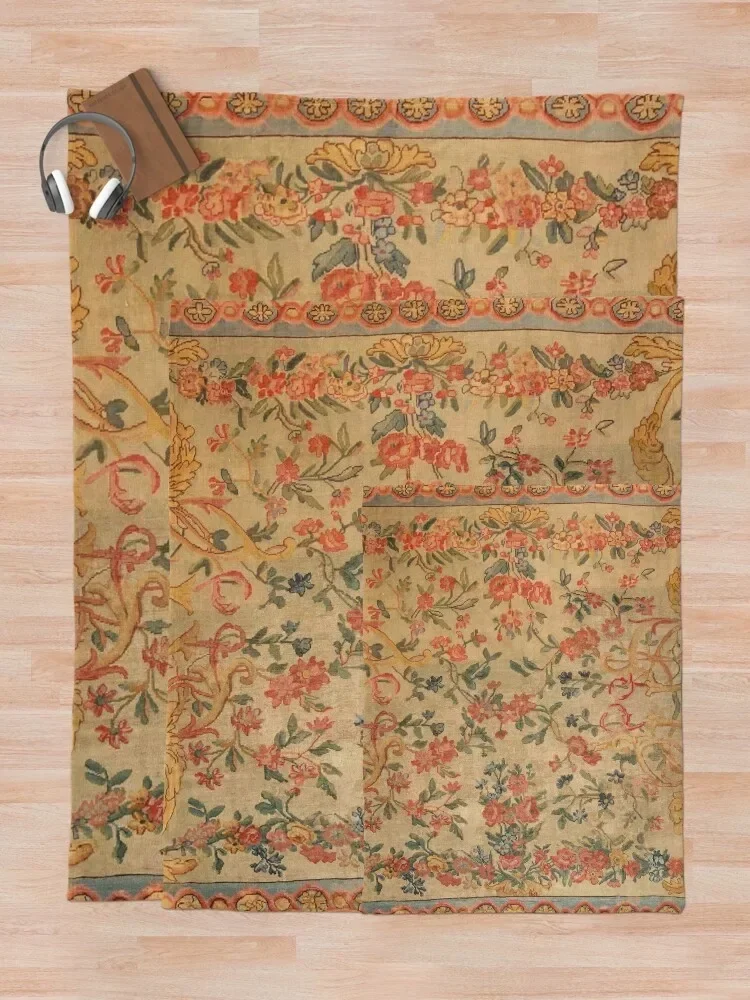 Античный французский декоративный ковер с рисунком плед дорожные одеяла