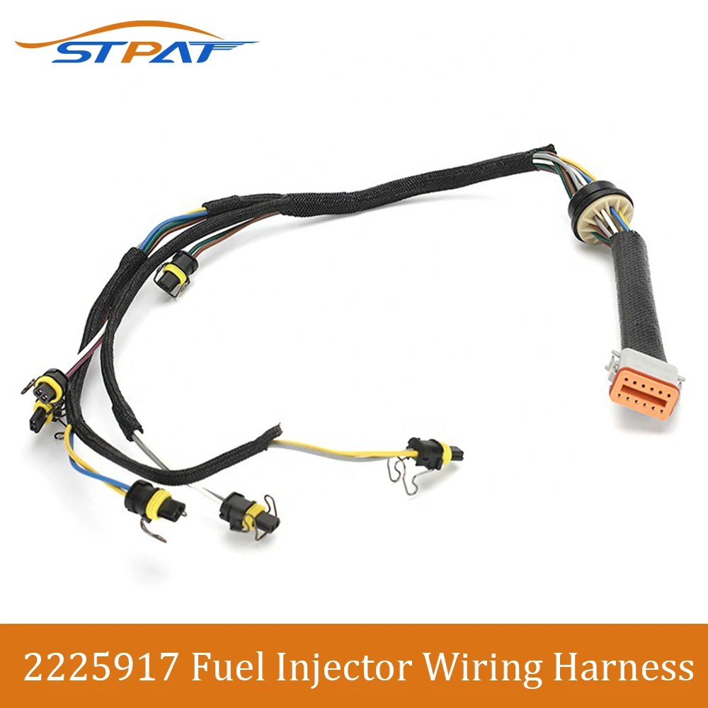 STPAT New 2225917 Fuel Injector Wiring Harness C7 Excavator Harness For Caterpillar CAT 325D 329D Wire Harness Cable Assembly