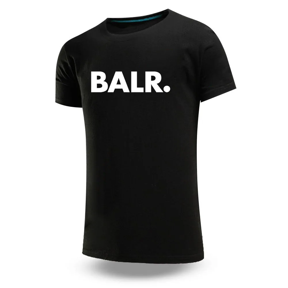 Футболка BALR мужская с принтом хлопковая модная спортивная дышащая популярная