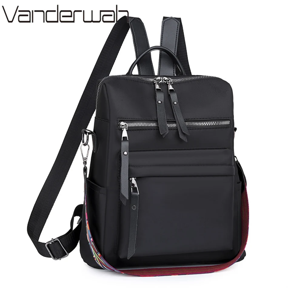 

Fashion Backpack Purse 2022 Women Trendy Large Capacity Oxford Back Packs High Quality School Rucksacks Bags for Teenager Girls