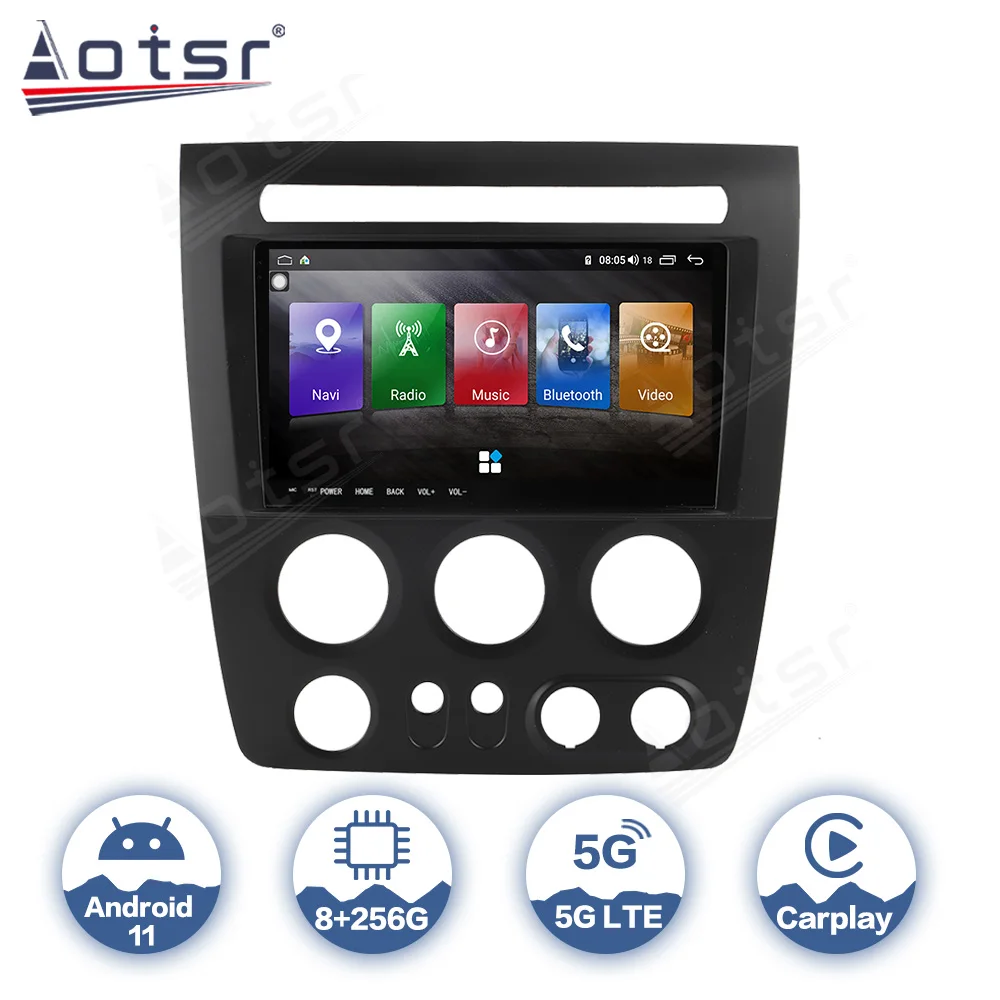 

For Hummer H3 1 2005 - 2010 Android Radio Car Auto Multimedia Video Player Stereo GPS Navigation IPS Screen Carplay AutoRadio