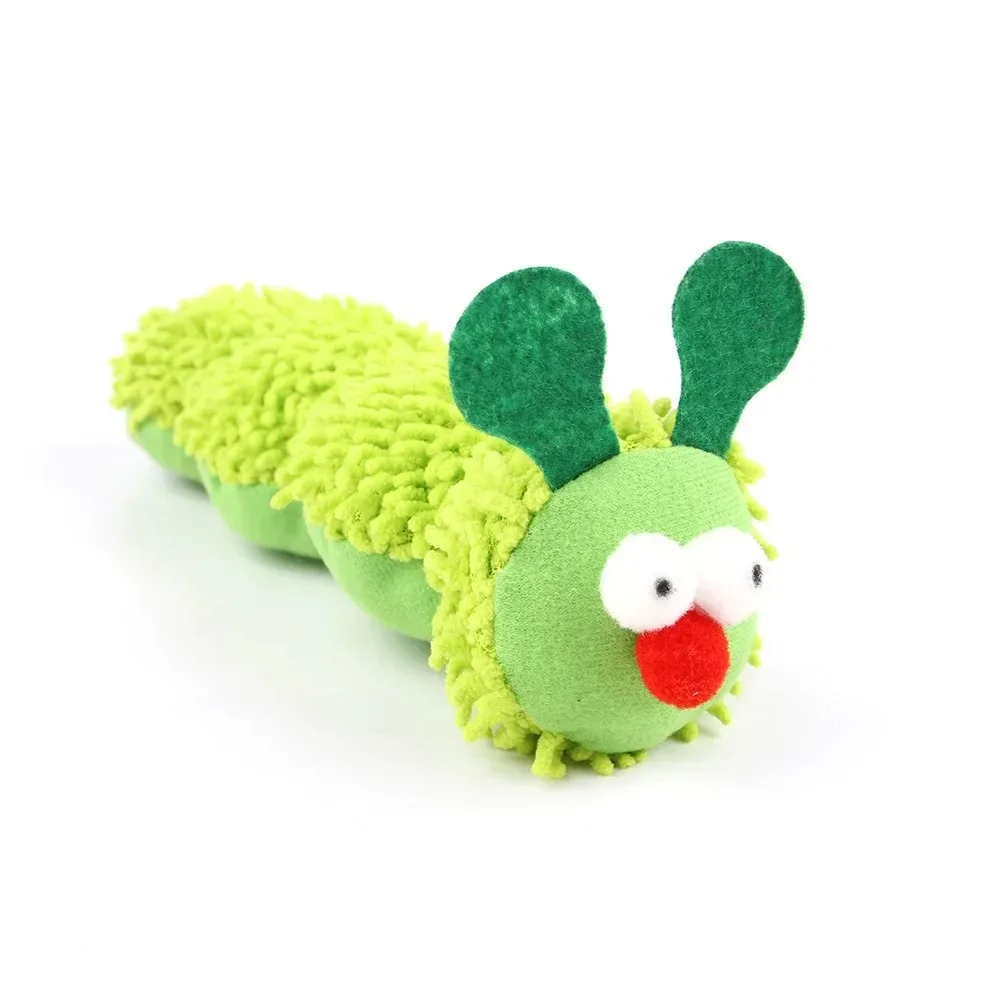 Игрушки для жевания кошек гусеница кошачья мята молярная игрушка серебряная