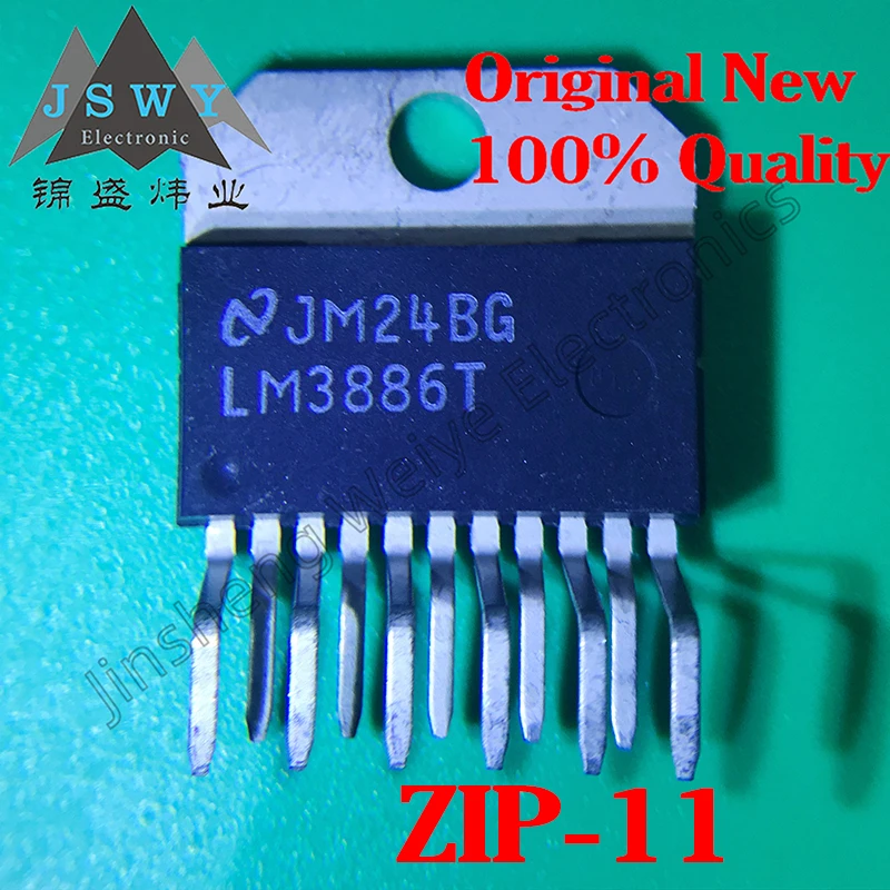 

1-5PCS LM3886T LM3886TF In-line ZIP11 Audio Amplifier Chip Fever Power Amplifier Chip 100% brand new stock free shipping