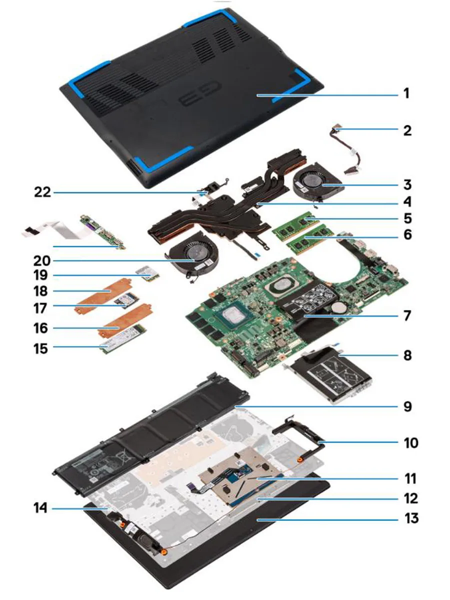 Черный шарнир для ноутбука L&R Шарнир для MSI GE63 7RC 7RD GE63VR 7RE 7RF GP63 Leopard 8RD 8RE 8RF GP63VR GL63 8RC 9RC Новый (art.: 3920d29720e29) - 3920d29720e29