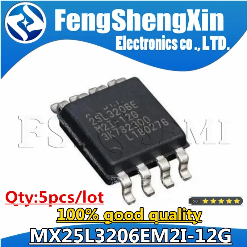 5 шт./лот 25L3206E MX25L3206EM2I12G MX25L3206EM2I-12G MX25L3206E SOP-8 32M-BIT [x 1 / x 2] CMOS серийная вспышка