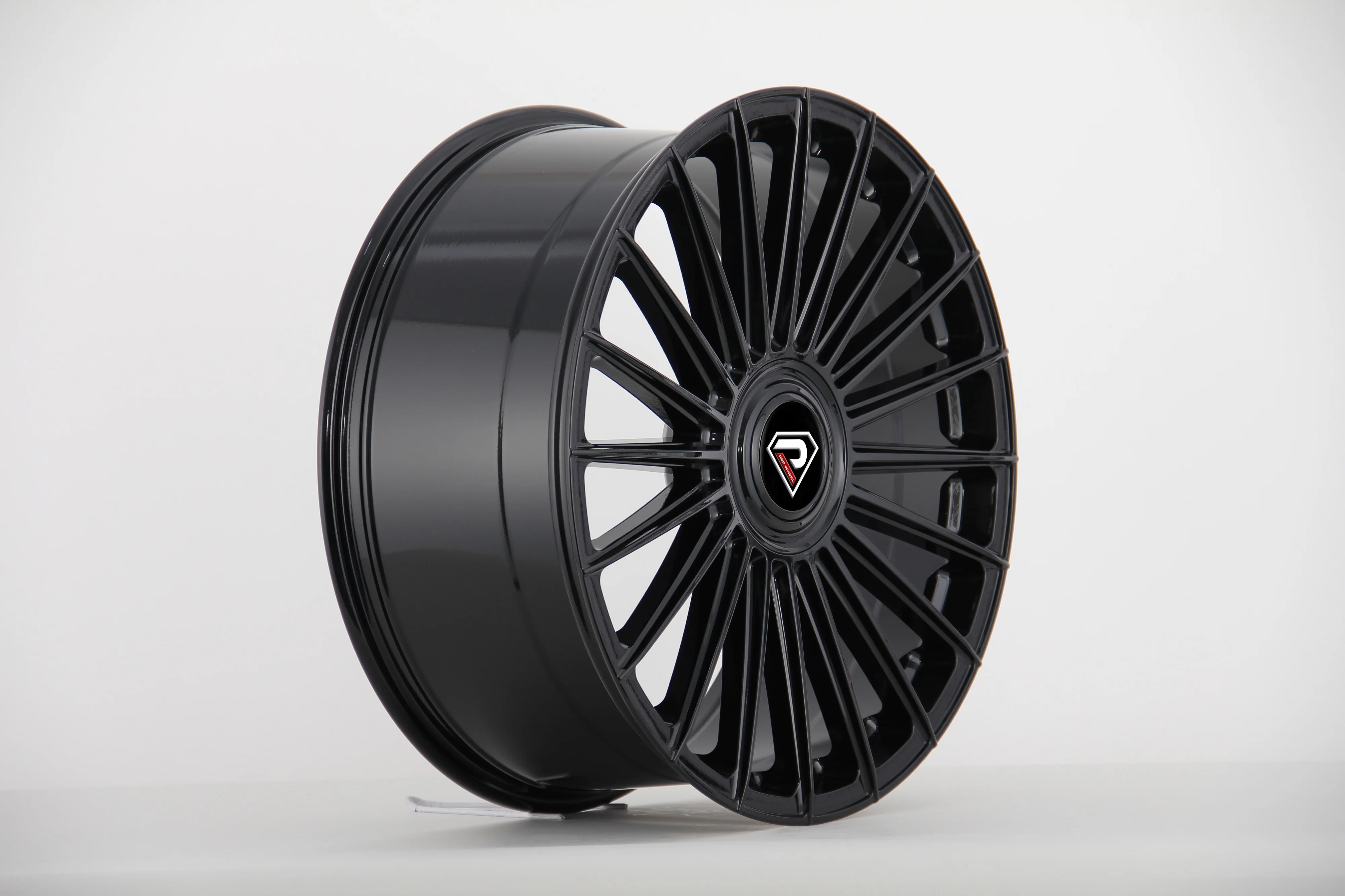 Фото RIZO Design ZETA 22-дюймовые глянцевые черные диски из сплава 8J в шахматном порядке, 4 шт. для автомобиля послепродажного обслуживания, высокая производительность №5