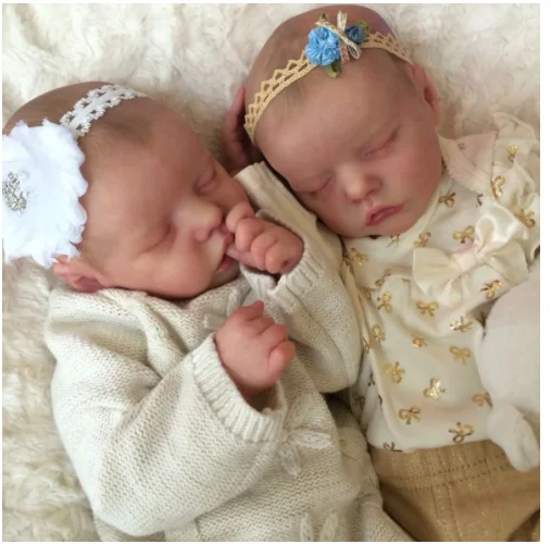 Miaio 17 inch DIY Blank Reborn Baby Doll Parts Premie Baby T
