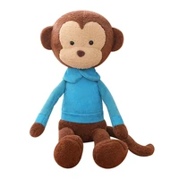 hot cute cartoon creative plush toy animal monkey long arm legs doll baby sleeping comforting pillow to christmas gifts