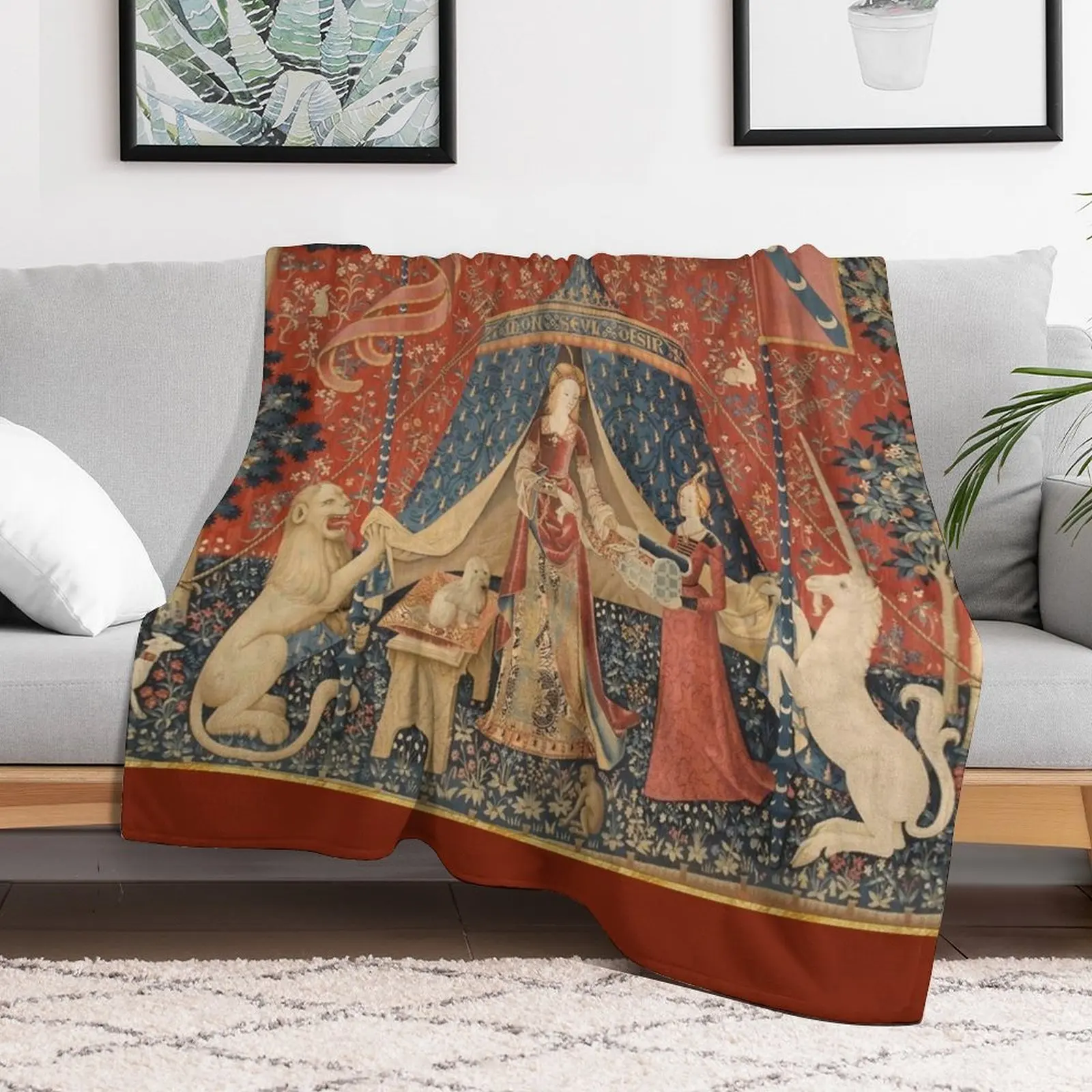 Плед-одеяло с единорогом для малышей