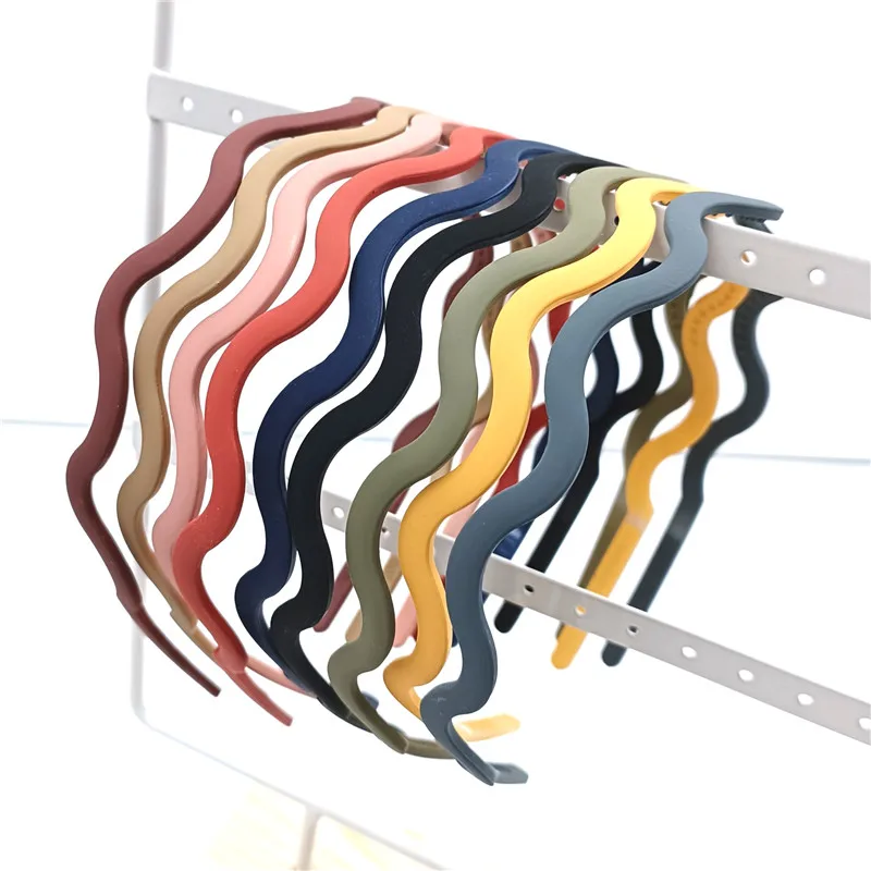 

Wave Resin All-match Scrub Wavy Hair Band Headband for Women Girl Hair Accessories Hair Hoop Bezel Headwear Sweet Fashion