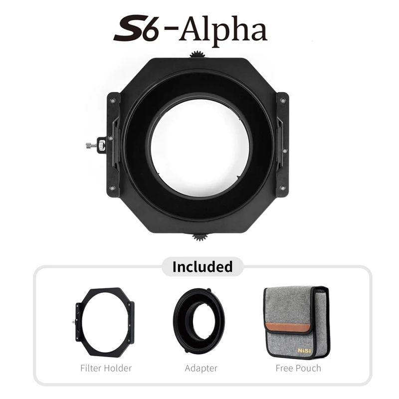 

NiSi S6 ALPHA 150mm Filter Holder and Case Bracket for Sigma 14mm f/1.4 DG DN Art Circular Filter
