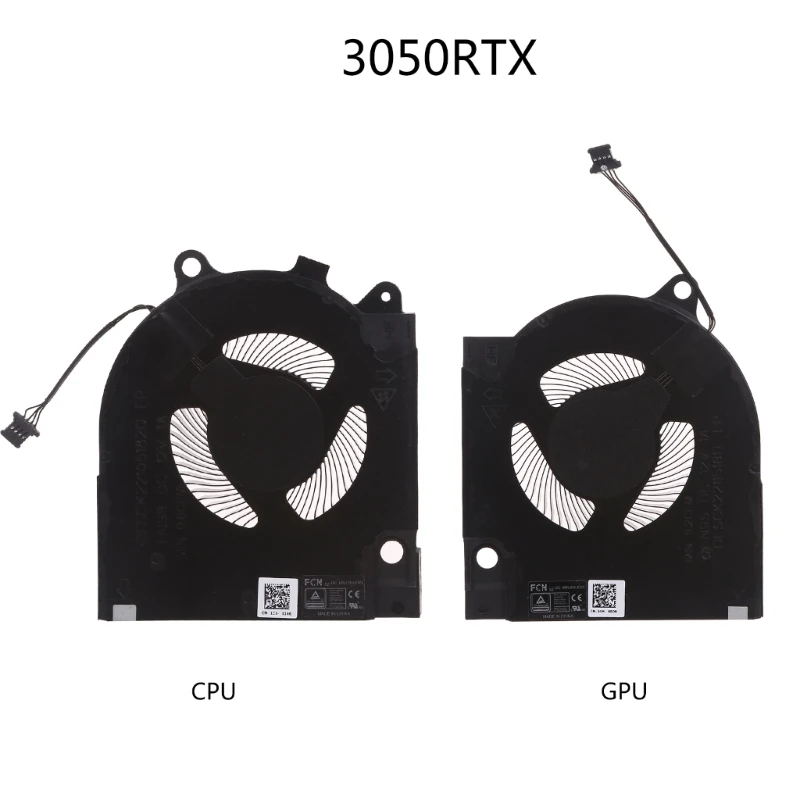 

Powerful GPU CPU Cooler Fan for 3050RTX Laptop Fan Powerful Delivering Fan CPU Fan Heat Sink Fan High Effective Fan C1FD