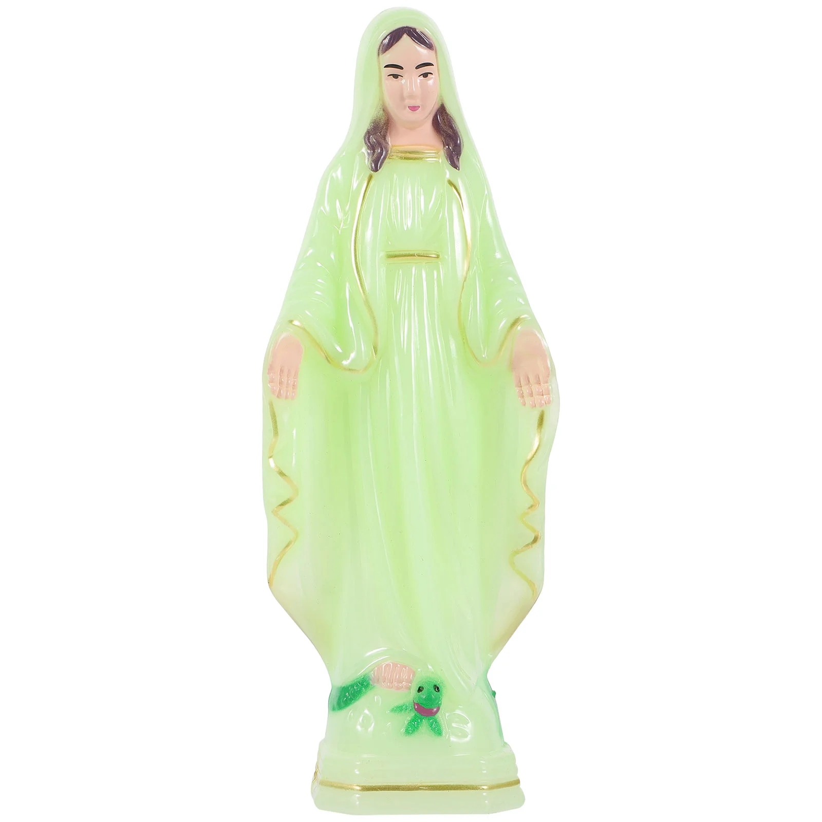 

Patio Decoration Statue Plastic Virgin Mary Statue Desktop Adornment for Home