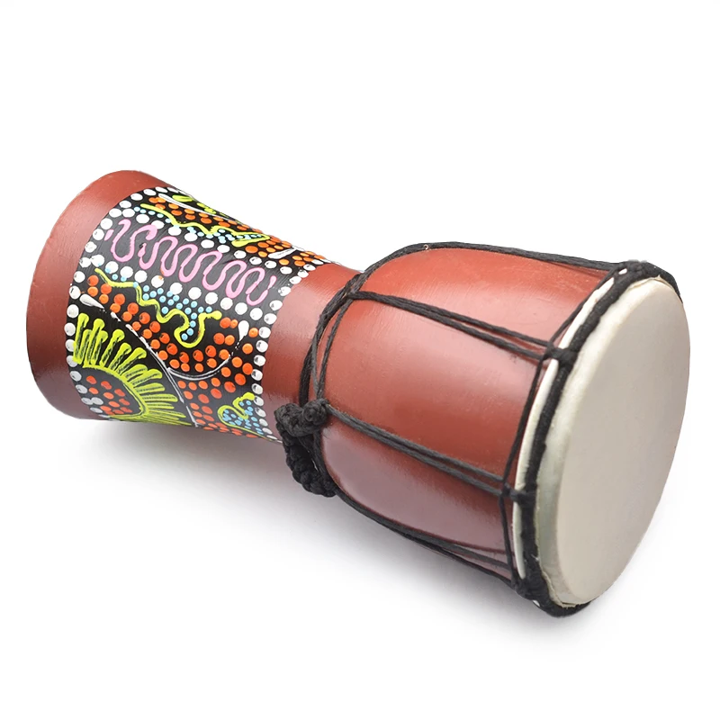 African Djembe 5 Inch Percussion Hand Drum For Sale  Wooden Jambe/ Doumbek Drummer with Pattern images - 6