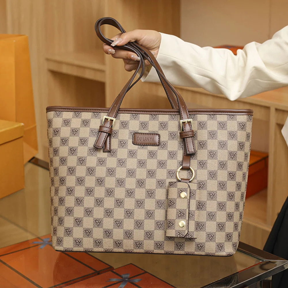 

Women's 2023 New Printed Tote Bag luxury designer Women's Bag Versatile Large Capacity One Shoulder Handbag Fashion Hot Sale