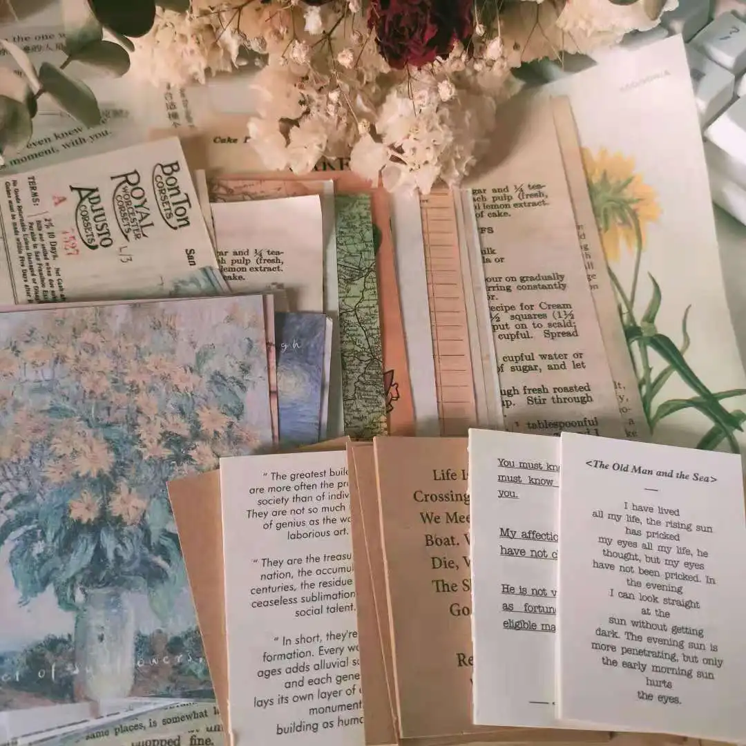 

258 шт. милые наклейки Английский пвх ретро записная книжка-дневник материал бумага Diy Журнал план скрапбукинг украшения стационарные принадлежности