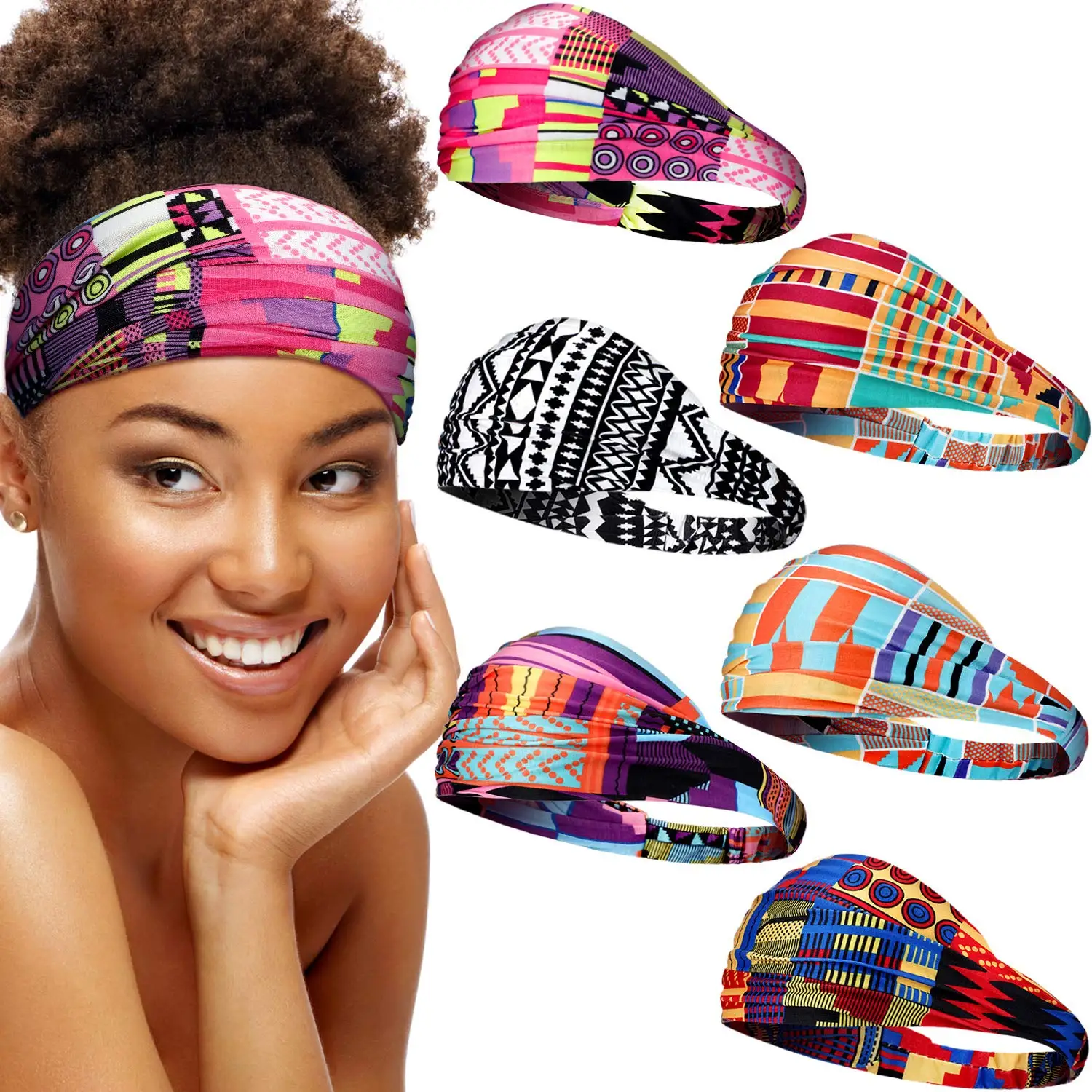 Новая повязка на голову в стиле повязки Модные женские летние африканские