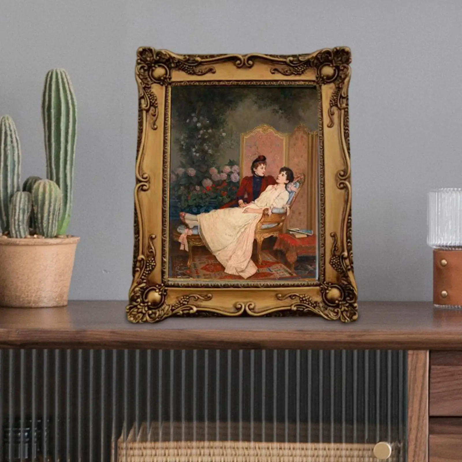 

Роскошная фоторамка с изображением стены спальни настольной галереи