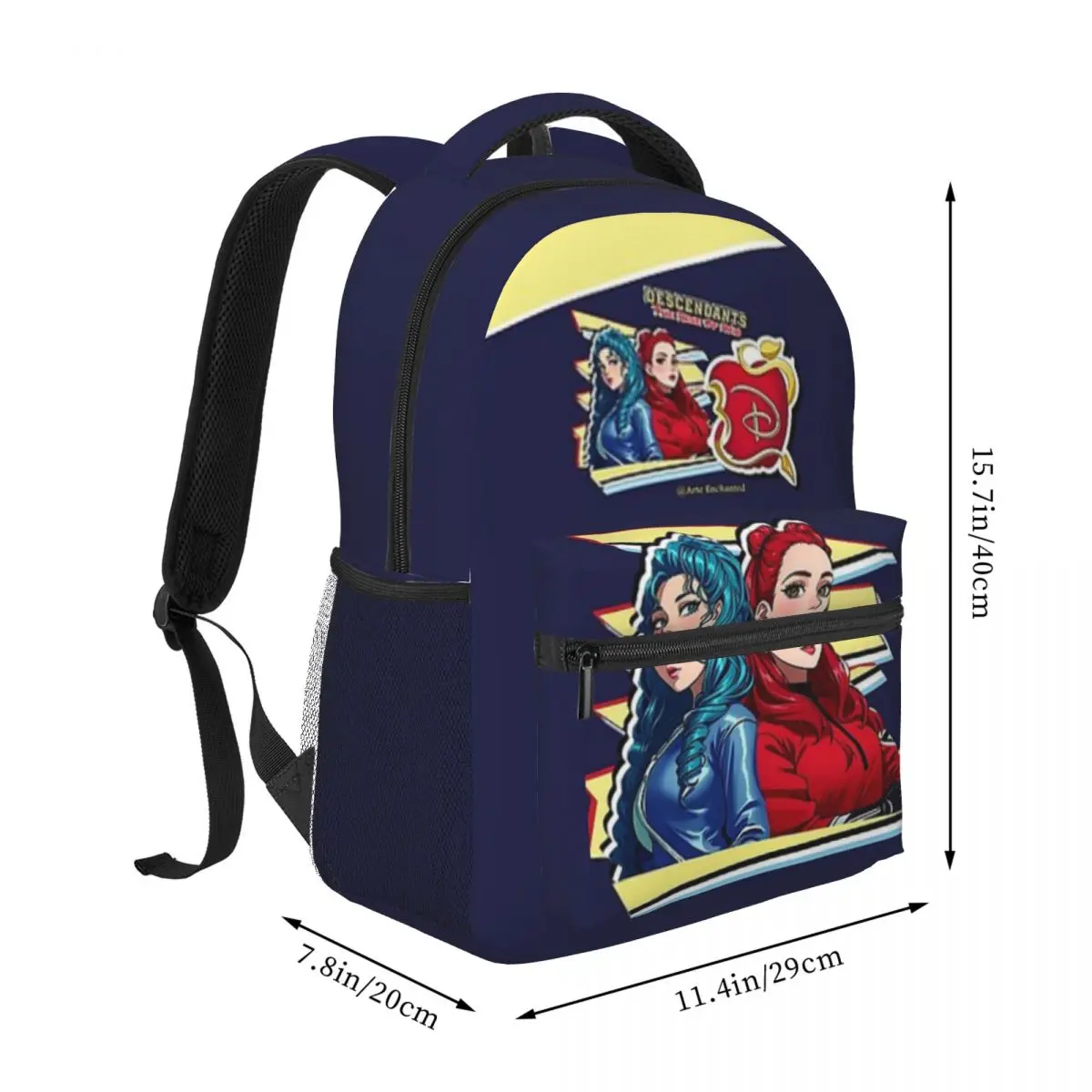 Модная школьная сумка с принтом легкий рюкзак потомки 4 The Rise Of Red - Kylie Cantrall и Malia Baker