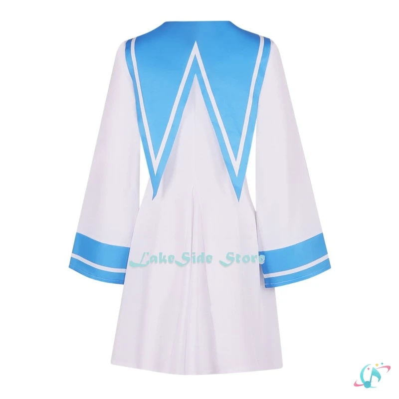 Аниме игра косплей ATRI: My Dear Moments Atri костюм парик платье Хэллоуин для женщин и