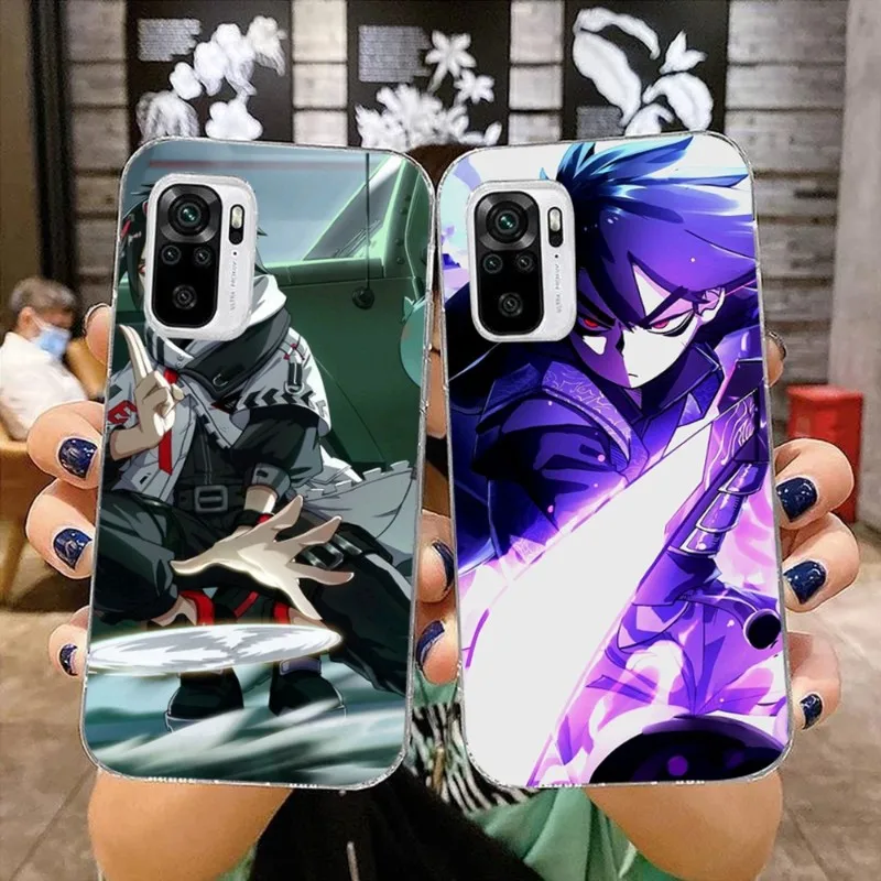 

A-A Assassin Wu Liuqi I-I Phone Case For Xiaomi 12 11T 10 9 Redmi Note 11 10 10S Pro Redmi 9 9A 8 Transparent Phone Cover
