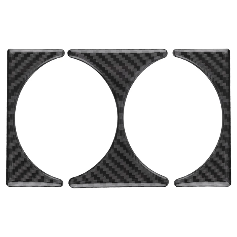 

For -BMW 3 Series E46 M3 1998-2005 Car Carbon Fiber Center Cupholder Console Gear Cup Panel Modification Sticker