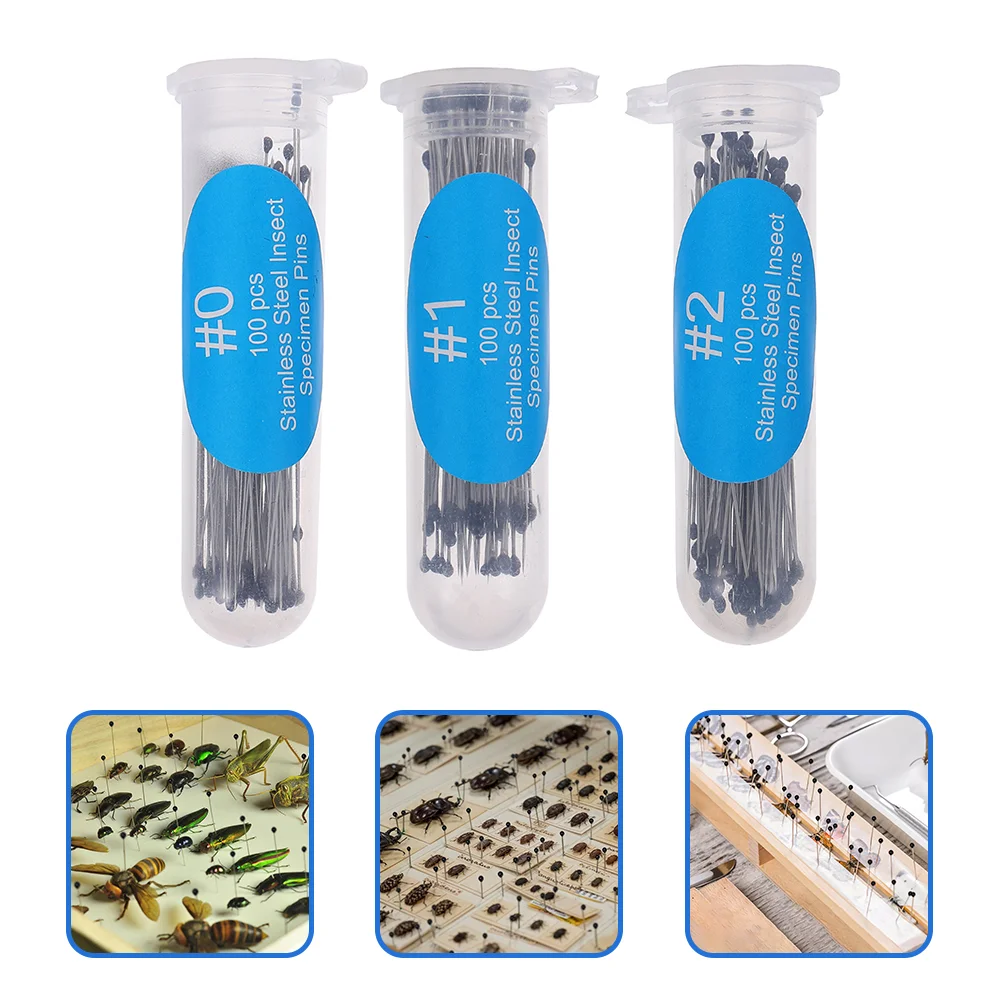 

300 шт., эмалированные иглы для образцов из нержавеющей стали