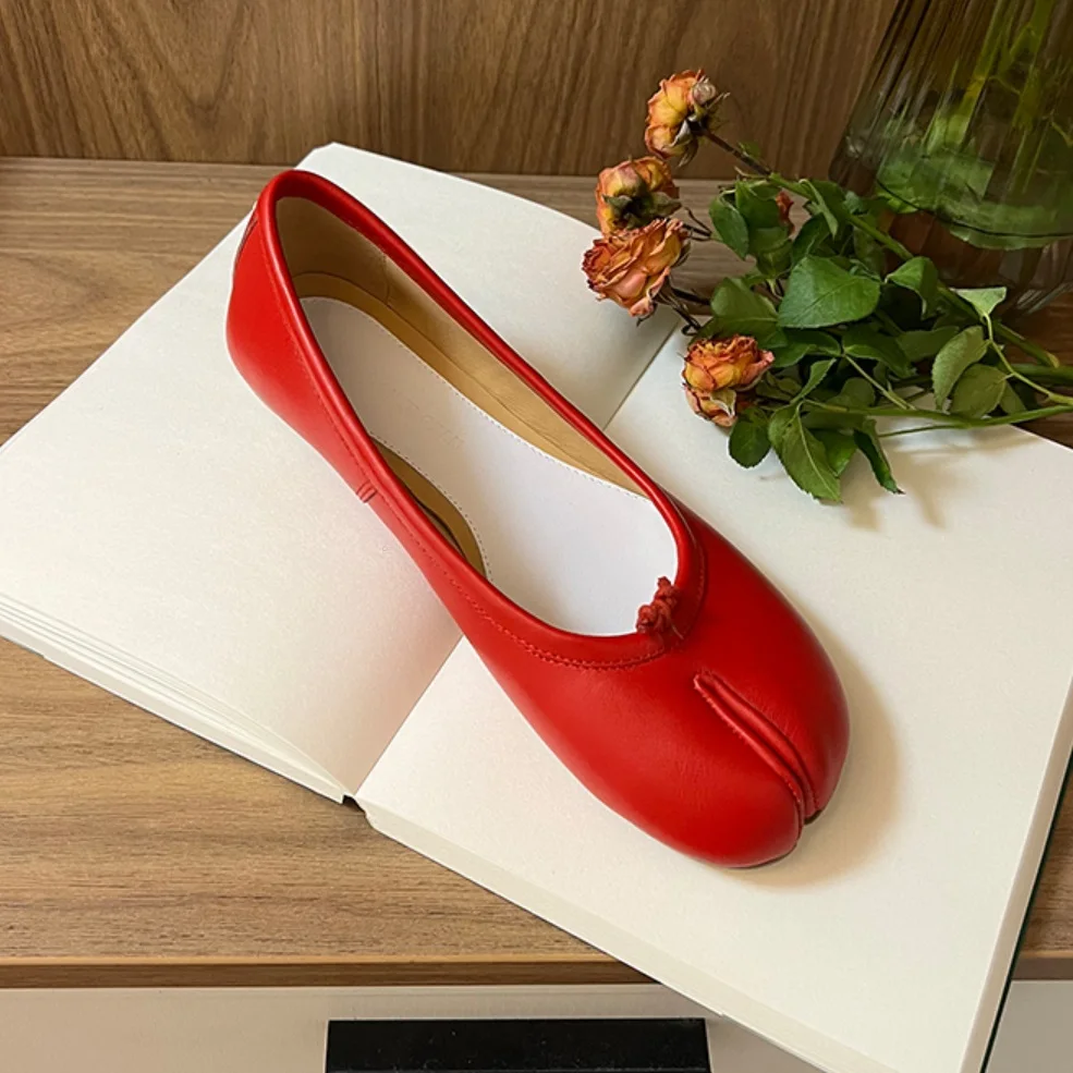 

Женские туфли из овечьей кожи, на плоской подошве