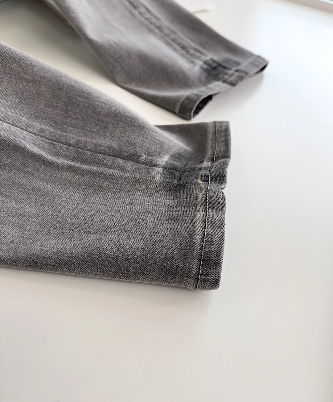 Джинсы мужские новинка серые крупного рогатого скота старые деньги новые