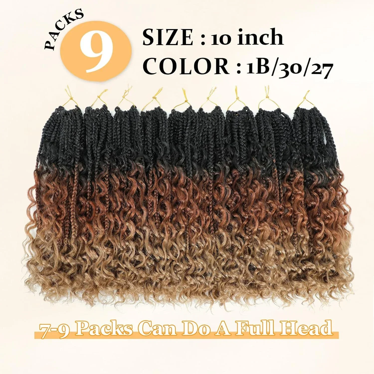 Фото Boji Box Kosi Brush 14-дюймовая щетка Boho Kosi для наращивания волос с странными концами Синтетическое плетение волос Низкот... №2
