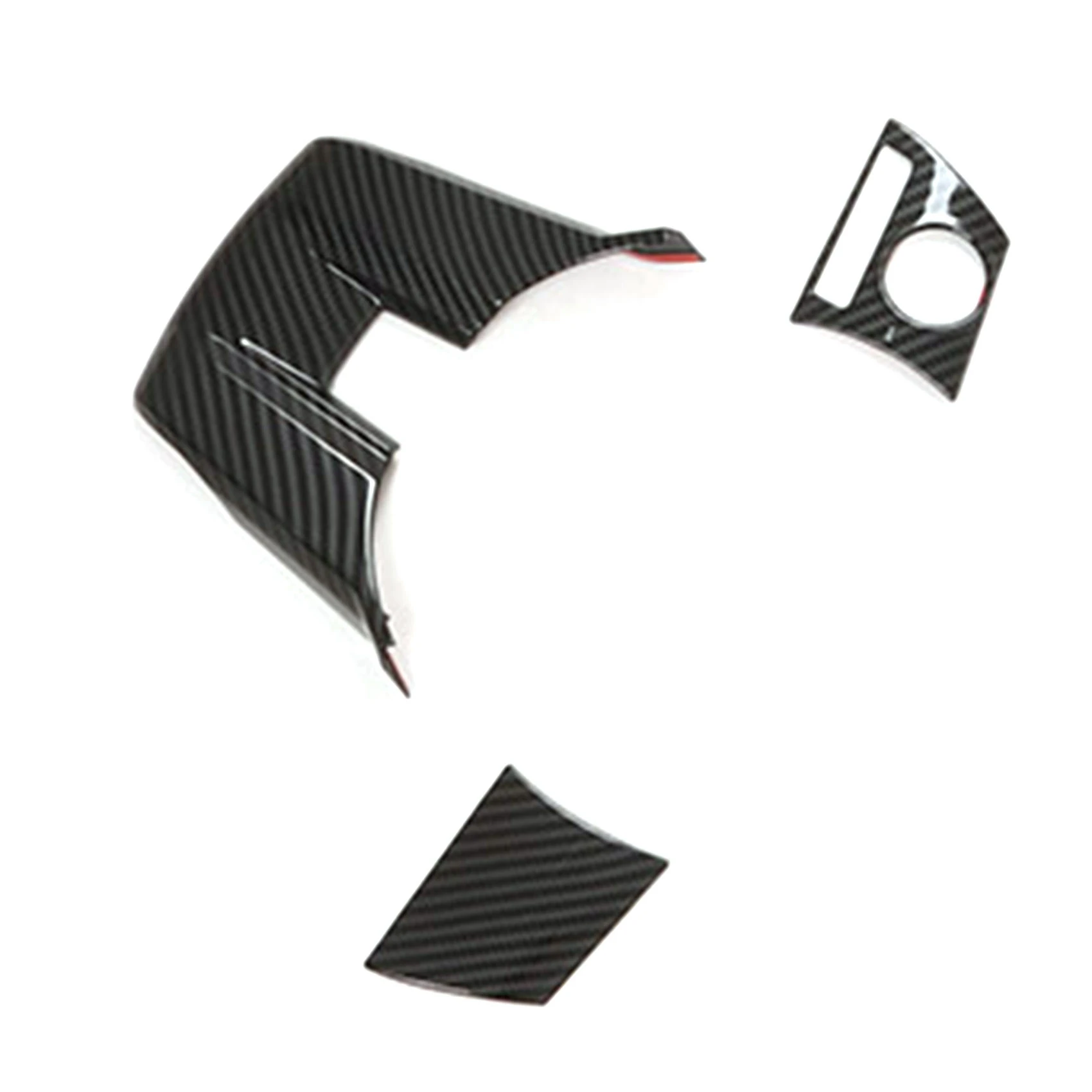 Автомобильная накладка на руль из углеродного волокна ABS для Mitsubishi Xpander 2022 2023