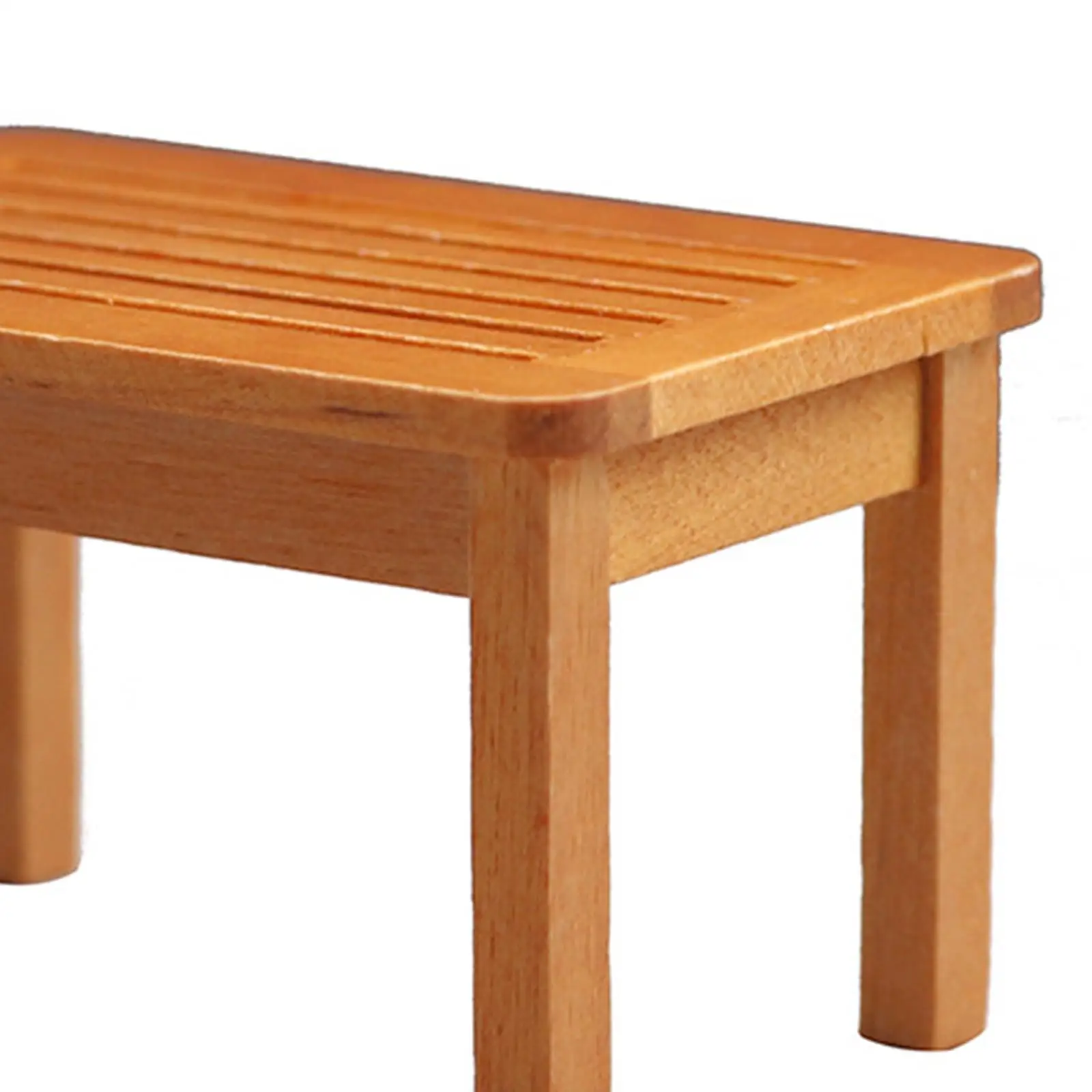 

1/12 Wooden Coffee Table,Doll House Home Life Scene Furniture Pretend Play Toy,Simulation Tea End Table Model Scenery Supplies