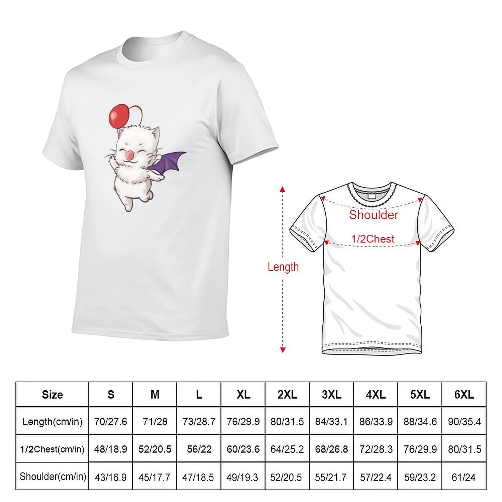Футболка Moogle, мужские футболки, комплект хлопковых футболок, футболка из 100% хлопка (art.: 3920d23e73cd3) - 3920d23e73cd3