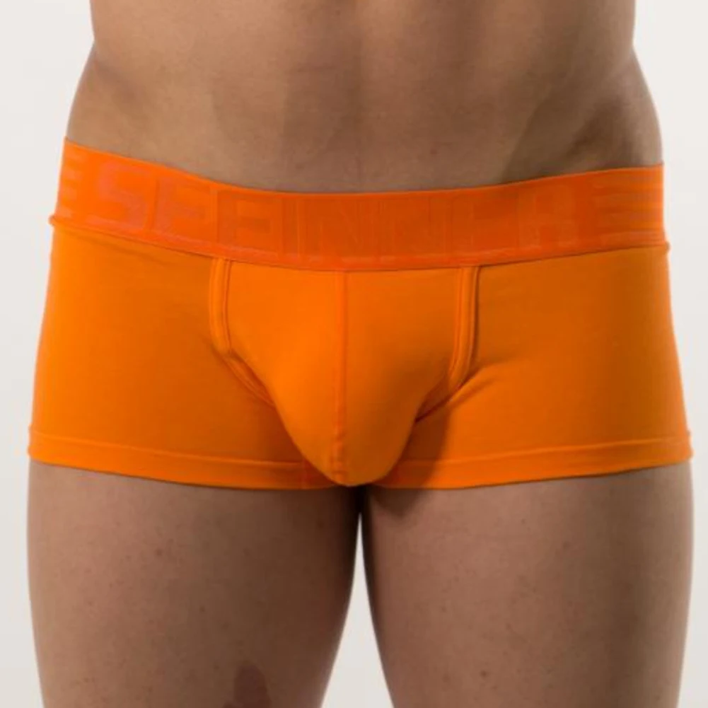 

Cotton Breathable Low Rise Boxer Shorts And Underpants Solid Color Letter Bulge Pouch Panties Boxers Sexy Underwear For Men Male