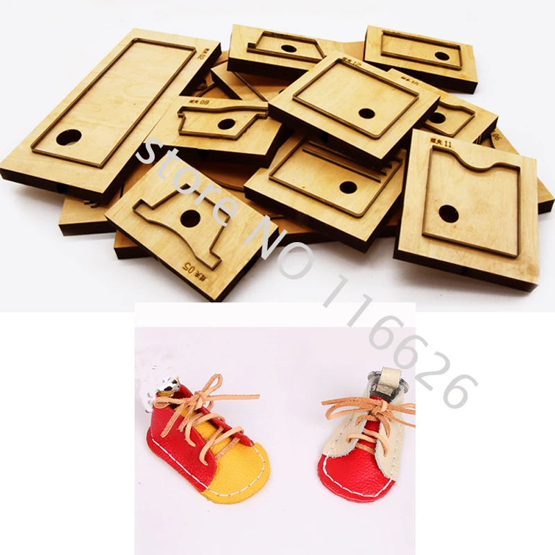 

DIY leather craft mini shoes hanging decoration die cutting knife mold metal hollowed punch tool blade 7.5x4.5cm