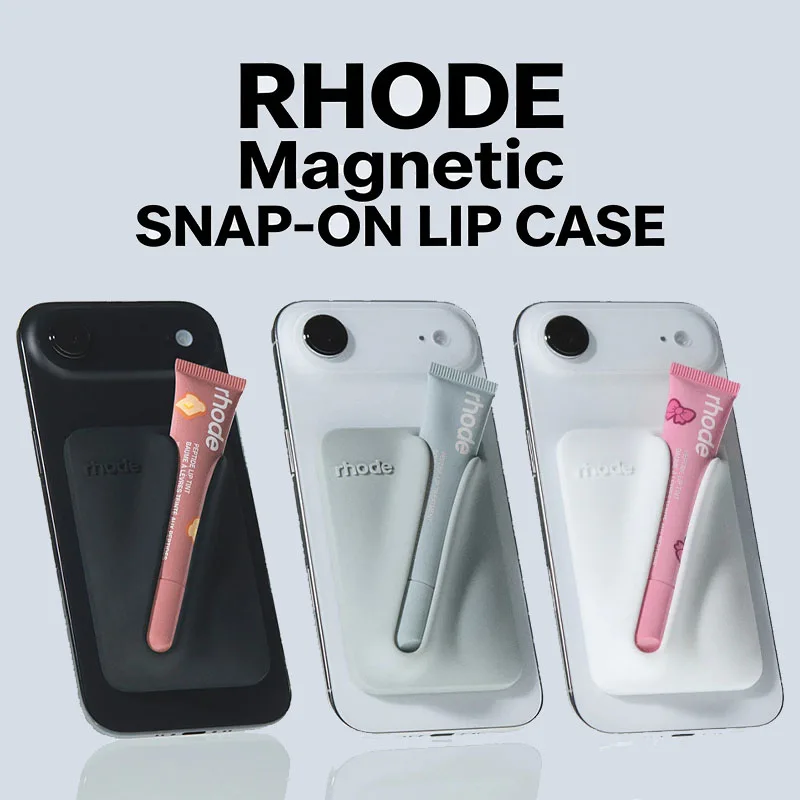 Rho Magnetic SNAP-ON LIP CASE For with MagSafe Case for iPhone 17 Air 16 15 14 13 12 11 Pro Max Lip Gloss Holder Phone Cases