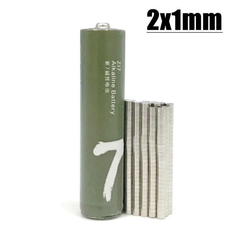 Неодимовый магнит 2x1 мм 10 ~ 20000 шт