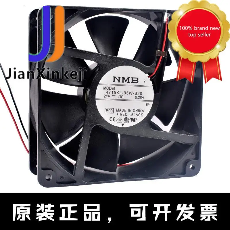 

1 шт. 100% оригинальный новый 4715KL-05W-B20 12 см 12038 24 в а двухшариковый инвертор Охлаждающий вентилятор