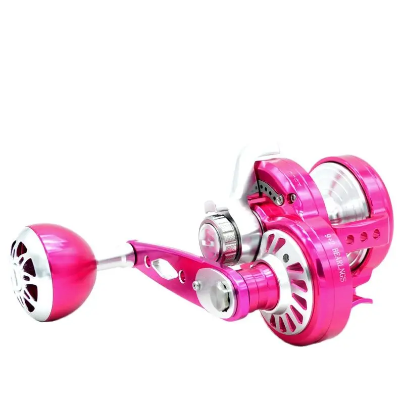 

CAMEKOON slow jigging reel Pe3 # - 300M max drag 32kg 11BBs gear ratio 6.3:1 offshore boat fishing reel saltwater trolling reel